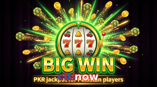 Big win animation on Citinow slot game