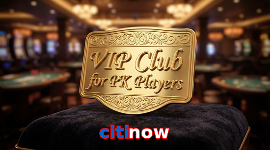 Main screen of Citinow vip page for PK players